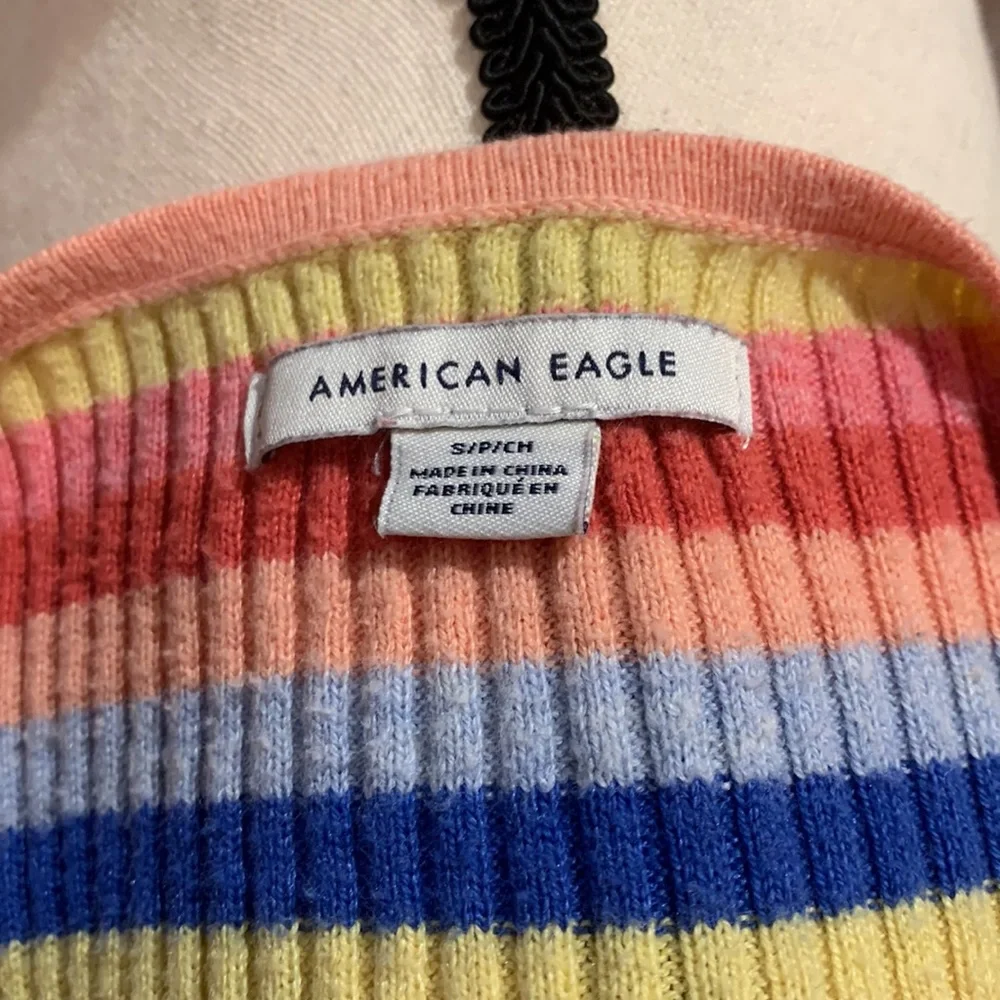 American Eagle pastel striped crop top - Picture 4 of 5